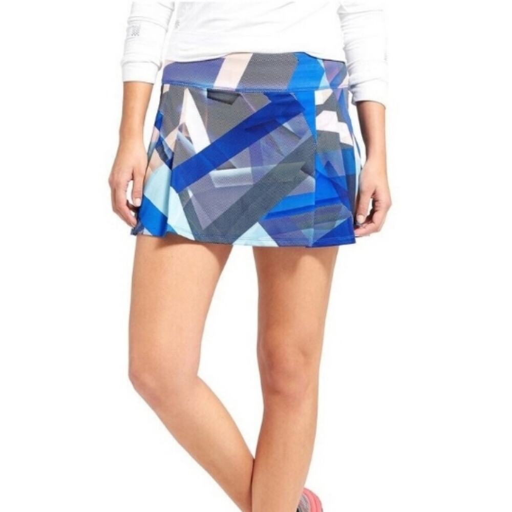 Athleta Electric Geo Speed Skort Skirt size XS
